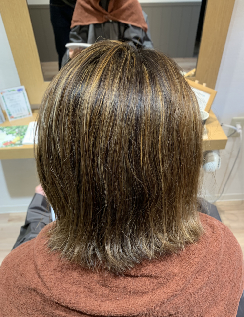 アルカリカラーからヘアマニキュア へ